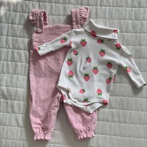 TBBC Overalls and Onesie Set